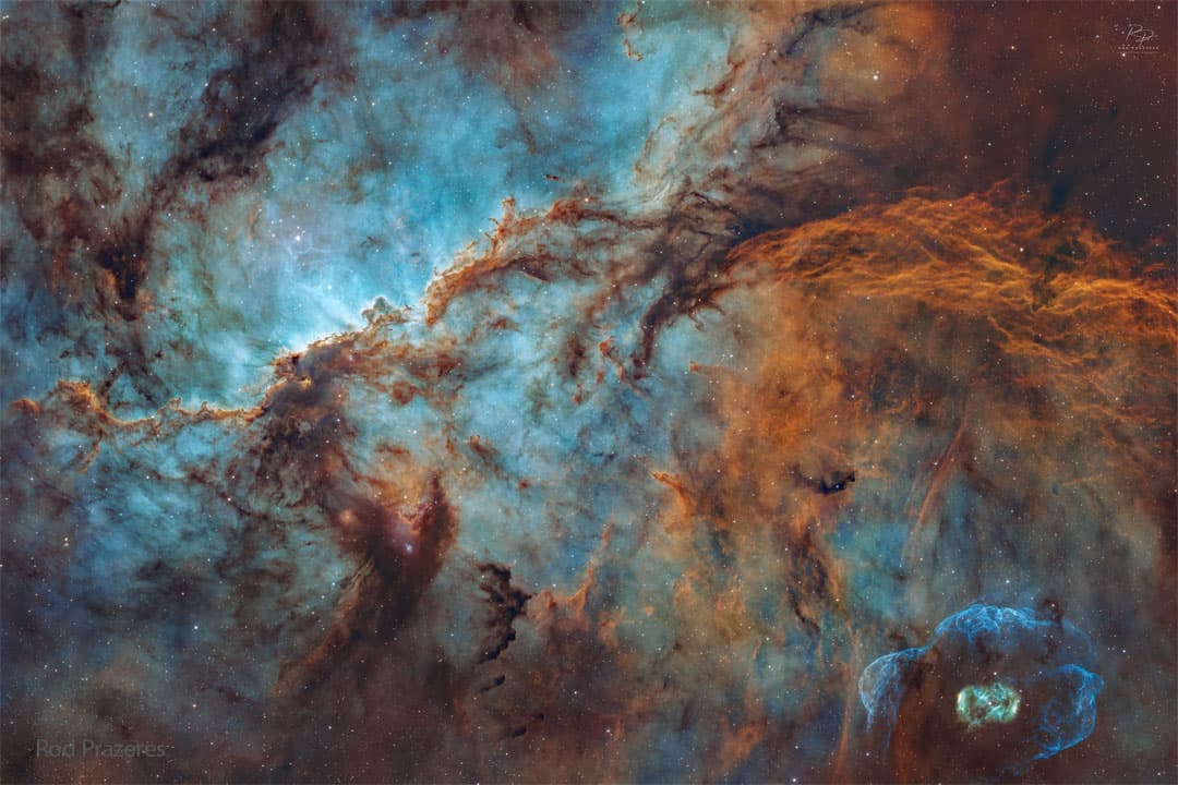 NASA obrázek dne: NGC 6188: Draci z Ara