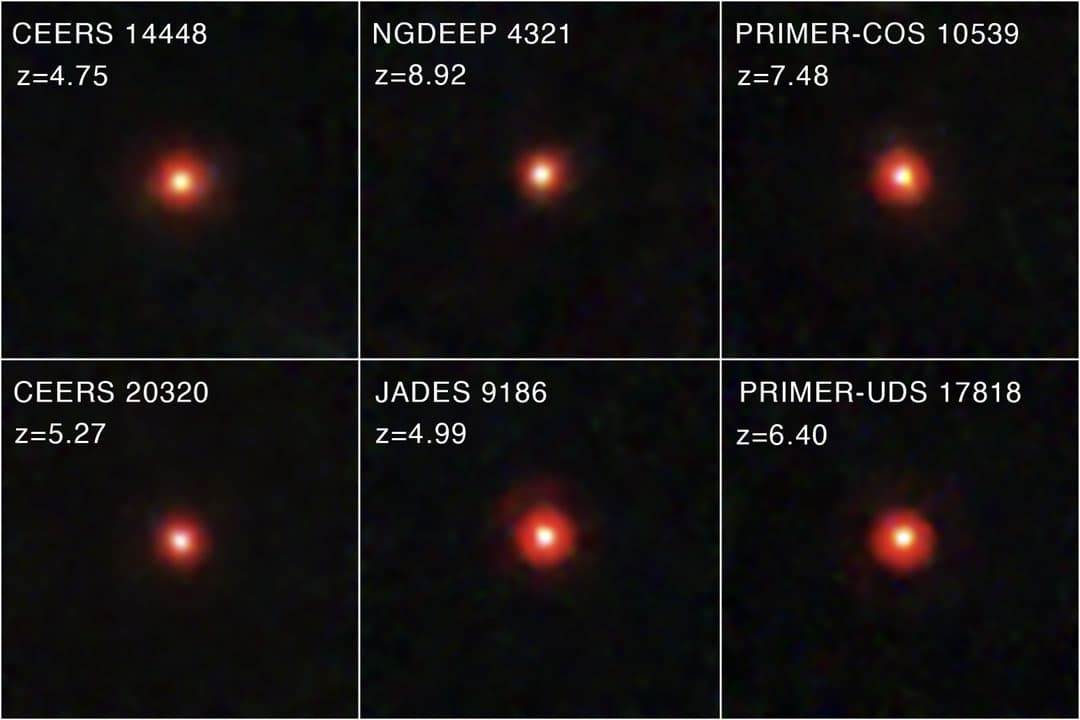 NASA obrázek dne: Záhada: Malé červené tečky v raném vesmíru