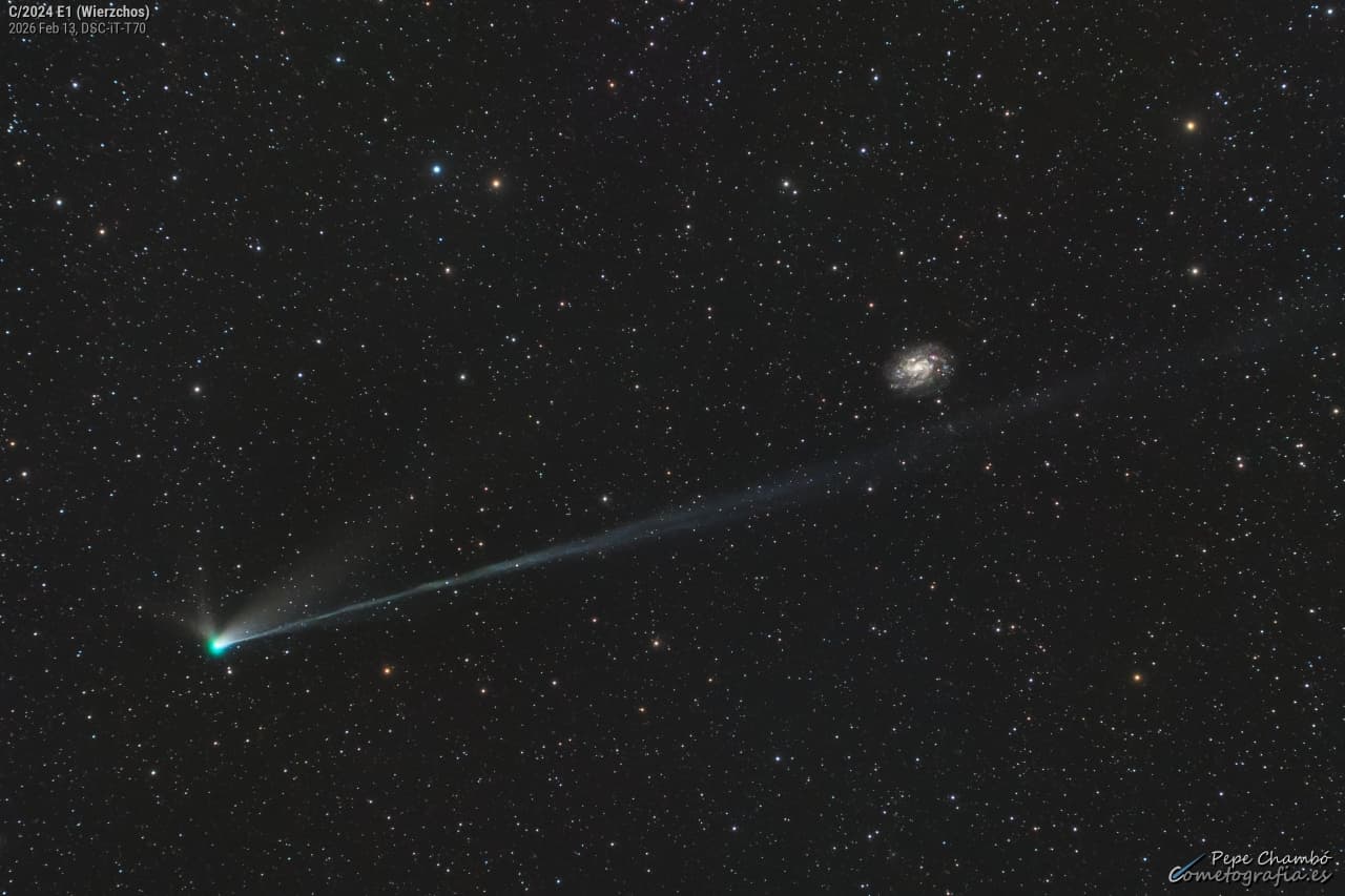 NASA obrázek dne: Ocas komety Wierzchoś