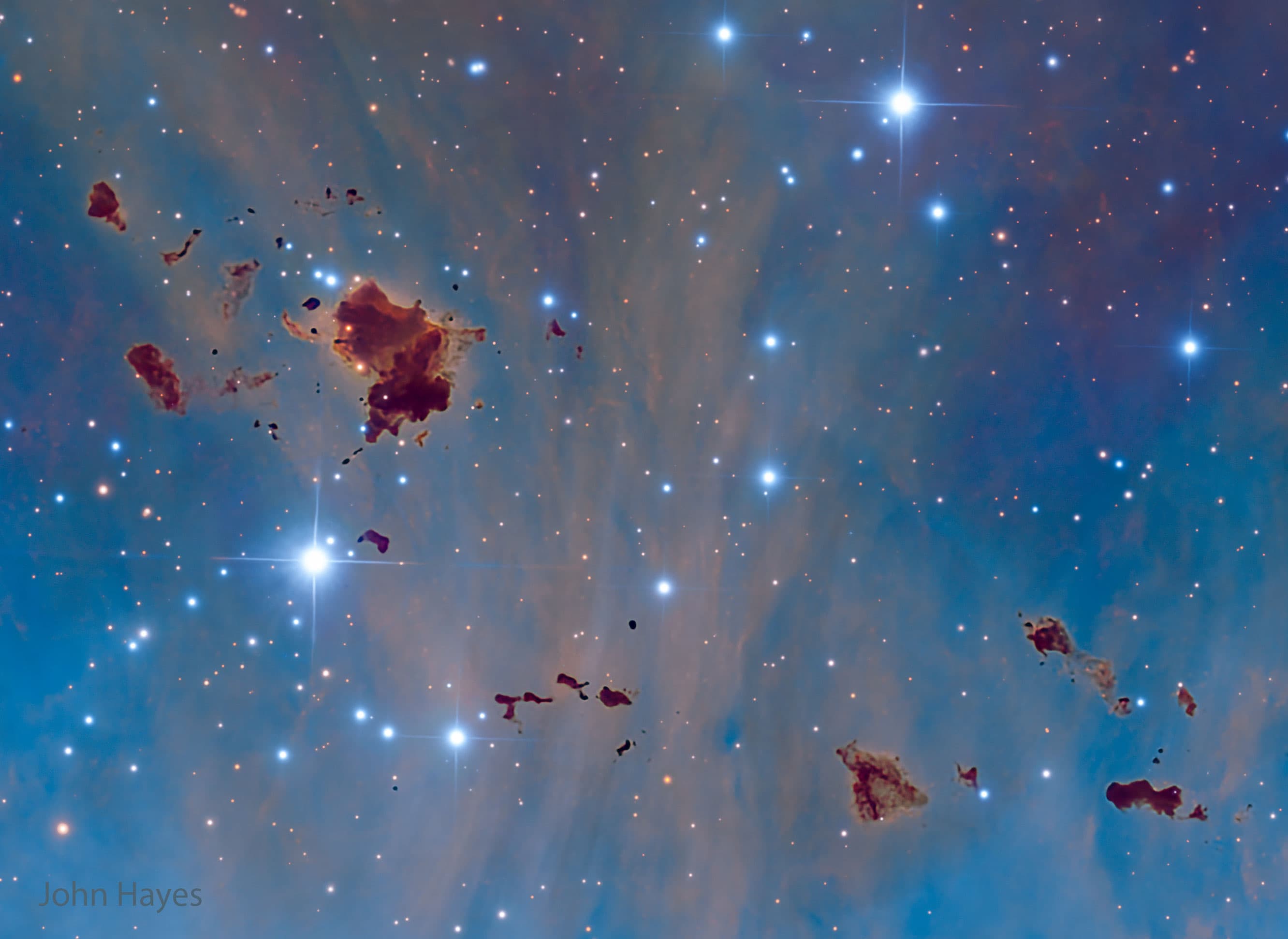 NASA obrázek dne: Thackerayovy glóby
