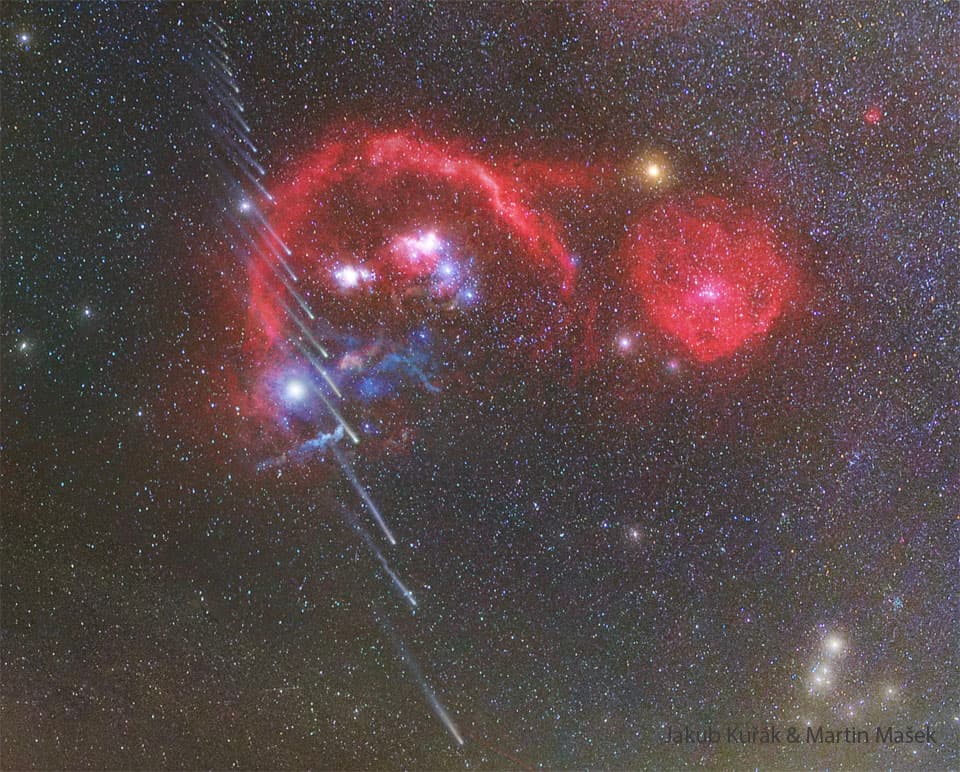 NASA obrázek dne: Kometa R3 PanSTARRS v průběhu času